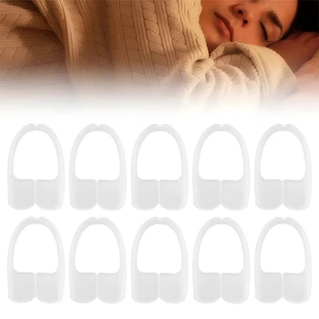 2-10 шт. Защита для зубов Защита для спящих зубов, шина при бруксизме, силиконовая капповая защита для предотвращения скрежета зубов, защита в ночное время 1
