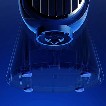 Горячий Бытовой Настольный Электрический Вентилятор без лопастей с Турбонаддувом USB Перезаряжаемый Бесшумный Мини Портативный Вентилятор воздушного охлаждения 4000 мАч 1