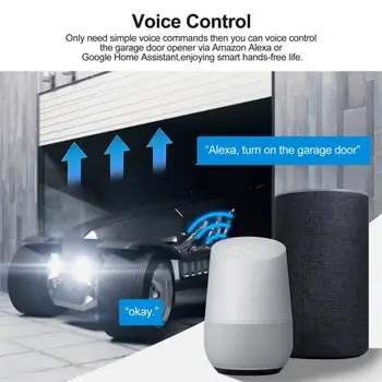 Tuya Smart WiFi Контроллер открывания гаражных ворот Приложение Голосовое дистанционное управление Работа с Alexa Домашний ассистент Яндекс Алиса 1