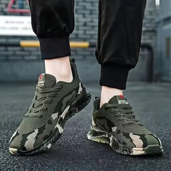 Камуфляжные кроссовки, мужская военная обувь, спортивная обувь, армейская обувь, походная обувь, пара походной повседневной обуви 1