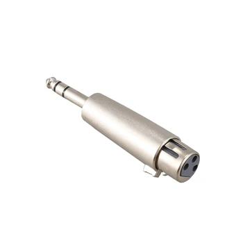 3X Новых разъема XLR к гнезду 6,3 мм, Соединительный кабель для микрофона, адаптер для подключения микрофона 1