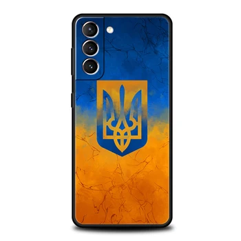 Чехол Для телефона с Флагом Украины Samsung S22 S20 S21 FE Note S21 20 10 Ulrta S10 S10E S9 M21 M22 M32 M31 5G Plus TPU Shell Fundas Bag 1