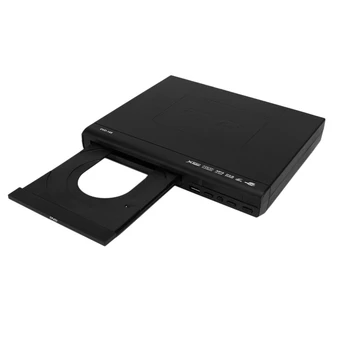 2X Портативный DVD-плеер для телевизора с поддержкой USB-порта Компактный мультирегиональный проигрыватель DVD/SVCD/CD/ дисков с дистанционным управлением 2