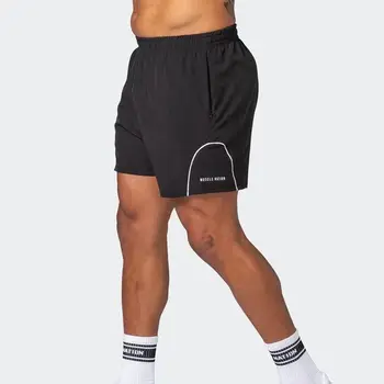 Летние быстросохнущие мужские спортивные шорты для бега, короткие штаны для фитнеса, пляжа, спортивная одежда, шорты для тренировок в тренажерном зале, компрессионные шорты 2