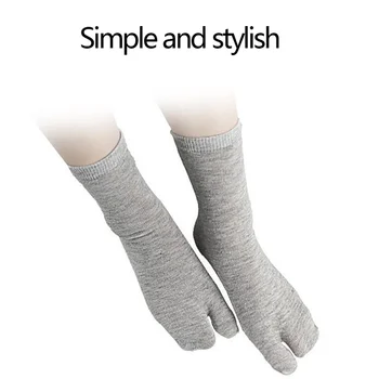 1 пара японских унисекс кимоно Шлепанцы Сандалии Раздельный носок Спортивные носки для ходьбы двумя пальцами 2