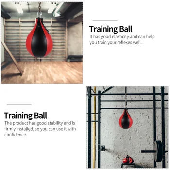 1 шт. прочный боксерский тренировочный мяч для домашнего бокса, подвесной боксерский мяч, принадлежности для бокса 2