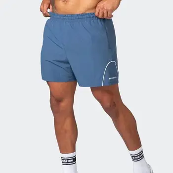 Летние быстросохнущие мужские спортивные шорты для бега, короткие штаны для фитнеса, пляжа, спортивная одежда, шорты для тренировок в тренажерном зале, компрессионные шорты 3