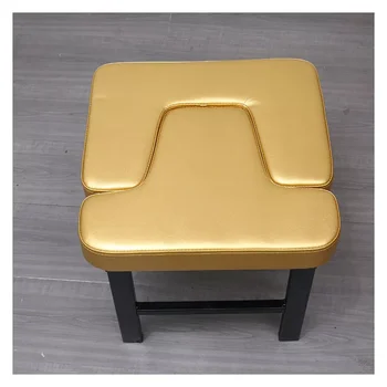 Серебристый, черный, Золотой Регулируемый Скамейка из искусственной кожи с синтетическим покрытием подставка для головы табурет для йоги перевернутый стул 3