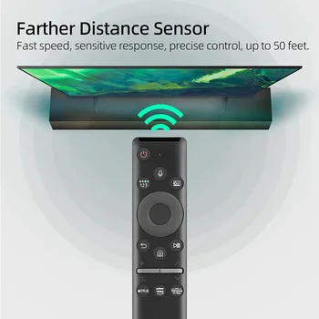 2X Замена универсального голосового пульта дистанционного управления Samsung Smart TV Bluetooth Remote LED QLED 4K 8K Crystal UHD HDR 3