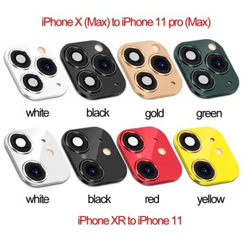 Защитная пленка для экрана iPhone XR X Заменена на накладку для объектива камеры iPhone 11 Pro Max 4