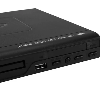 2X Портативный DVD-плеер для телевизора с поддержкой USB-порта Компактный мультирегиональный проигрыватель DVD/SVCD/CD/ дисков с дистанционным управлением 4