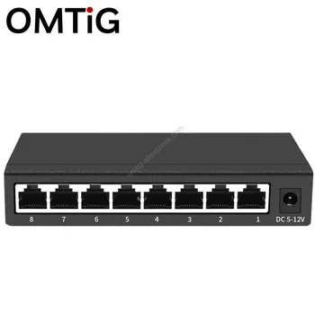 Высококачественный коммутатор RJ45 Gigabit Ethernet с 5 8 портами 100/1000 Мбит/с, мини сетевые коммутаторы, разветвитель Ethernet, коммутатор-концентратор локальной сети 4