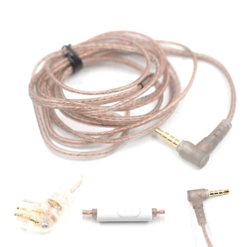 Надежный 2-контактный Посеребренный кабель 0,75 мм для провода ZST/ZSR с микрофоном/без него 4