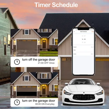 Tuya Smart WiFi Контроллер открывания гаражных ворот Приложение Голосовое дистанционное управление Работа с Alexa Домашний ассистент Яндекс Алиса 4