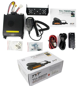 TYT TH-9800 PLUS 50-ваттный четырехдиапазонный мобильный приемопередатчик 26-33 (10 М)/47-54 (6 м)/136-174 (2 м)/400-480 (70 см) МГц для самостоятельного вождения автомобиля 4