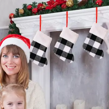 Рождественские Подарочные носки с конфетами, Чулки, Рождественские Чулки для камина с конфетами Санта-Клауса, Рождественские чулки для Шведского Гнома Санта-Клауса, Рождественские Чулки для 4