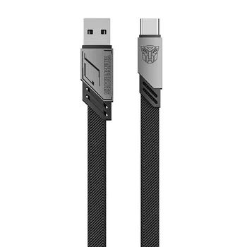 Трансформаторы TF-A08 кабель с магнитным поглощением Type-C Для Передачи Данных Интерфейс USB-порта Подходит для телефонов планшетов 6A 65 Вт 4