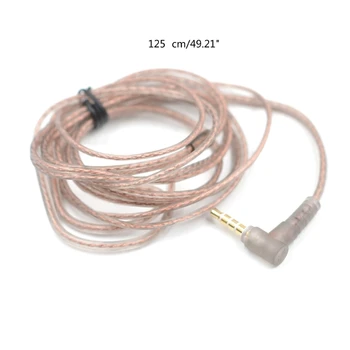 Надежный 2-контактный Посеребренный кабель 0,75 мм для провода ZST/ZSR с микрофоном/без него 5