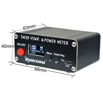 Surecom SW-28HF 1,5-60 МГц 0,2-120 Вт Высокочастотная рация V.S.W.R и измеритель мощности 5