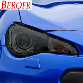 Защитная пленка для автомобильных фар Дымчато-черная Прозрачная защитная наклейка из ТПУ для Subaru BRZ GT86 2013-По настоящее время Аксессуары 0