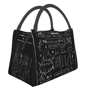 Изготовленная на заказ сумка для ланча Jean Michel Basquiats, женская Теплая сумка-холодильник, изолированный Ланч-бокс для работы, пикника или путешествий