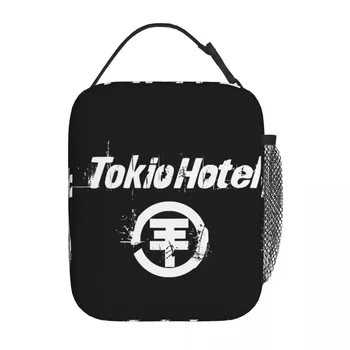 Изолированные пакеты для ланча Tokio Hotel, Герметичный Контейнер для ланча, Термосумка-тоут, Ланч-бокс, сумка для Бенто для пикника в Колледже