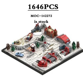 2023 Новая Серия Игр MOC-142272 Command & Conquer Red Cordon, Игровая Сцена, Строительные Блоки, Игрушки, 1646 Рождественских Подарков, Подарки Своими Руками 0