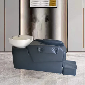 Массажная кровать для мытья волос Beauty Simple Профессиональное кресло для бритья Косметический Шампунь Мебель для салона Sillas Peluqueria CY50XT 0