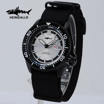 Спортивные наручные часы Heimdallr Luxury SKX007, мужские часы с двойным календарем, Сапфировые Автоматические механические часы NH36 из нержавеющей стали 1