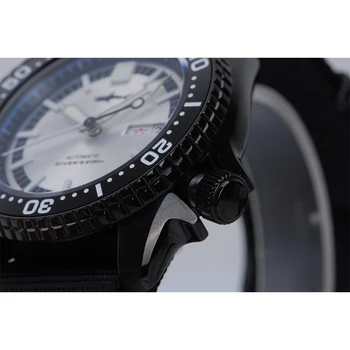 Спортивные наручные часы Heimdallr Luxury SKX007, мужские часы с двойным календарем, Сапфировые Автоматические механические часы NH36 из нержавеющей стали 2