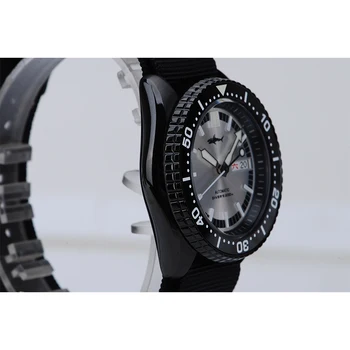 Спортивные наручные часы Heimdallr Luxury SKX007, мужские часы с двойным календарем, Сапфировые Автоматические механические часы NH36 из нержавеющей стали 4