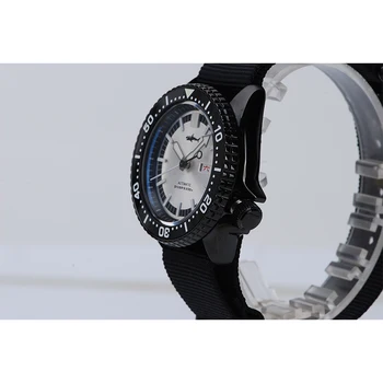 Спортивные наручные часы Heimdallr Luxury SKX007, мужские часы с двойным календарем, Сапфировые Автоматические механические часы NH36 из нержавеющей стали 5