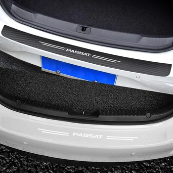 Для Volkswagen VW Passat автомобильная накладка на порог от ступней и царапин Наклейка на порог багажника Защитная наклейка 5
